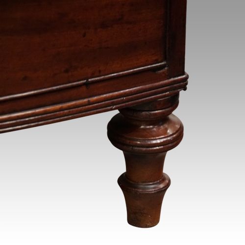 fig 2. Regency mahogany bow fronted chest
