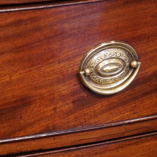 fig 3. Regency mahogany bow fronted chest