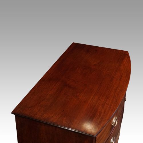 fig 5. Regency mahogany bow fronted chest