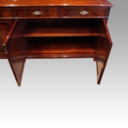 fig 1. Edwardian mahogany library bookcase