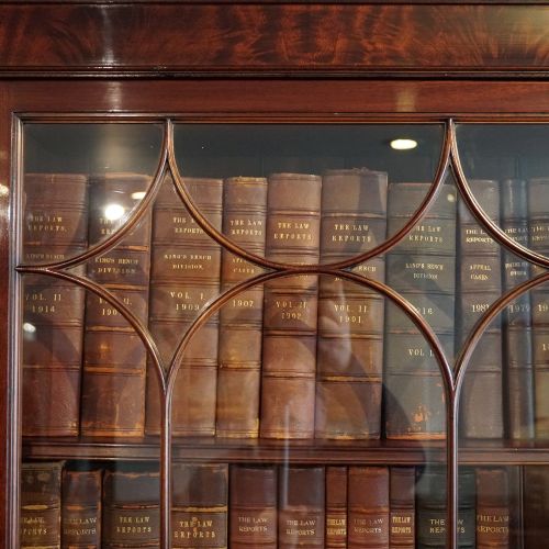 fig 3. Edwardian mahogany library bookcase