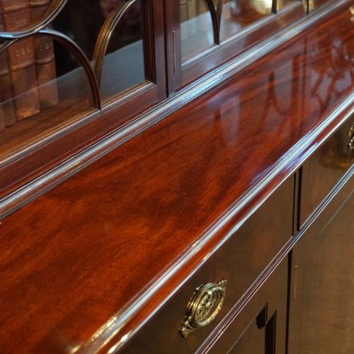 fig 7. Edwardian mahogany library bookcase