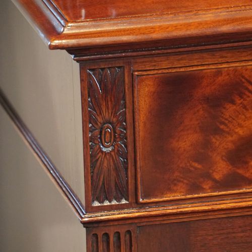 fig 8. Edwardian mahogany library bookcase