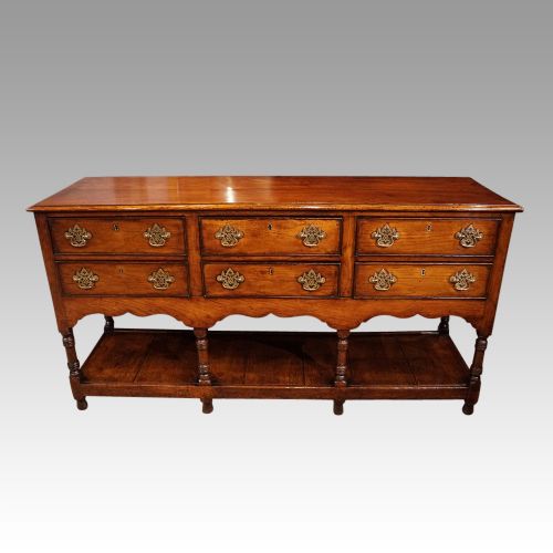 George III Oak Dresser Base