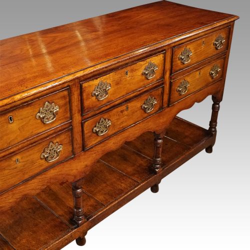 fig 5. George III oak dresser base