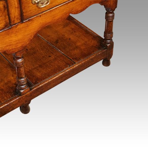 fig 6. George III oak dresser base