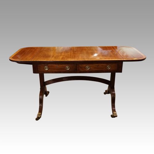 fig 1. Regency mahogany inlaid sofa table