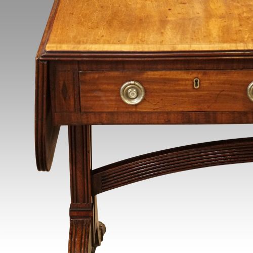 fig 2. Regency mahogany inlaid sofa table