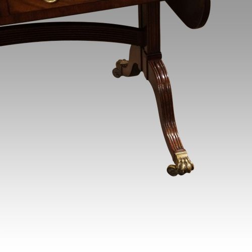 fig 6. Regency mahogany inlaid sofa table