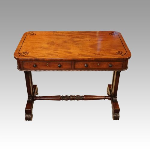 Regency Mahogany Library Table