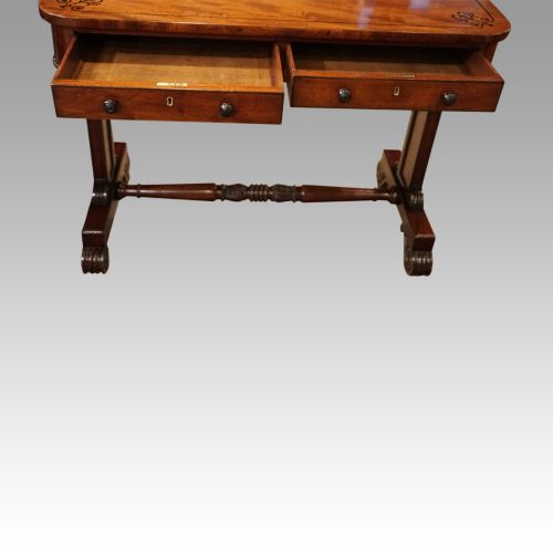 fig 1. Regency mahogany library table