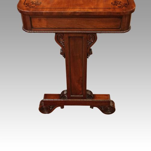 fig 6. Regency mahogany library table