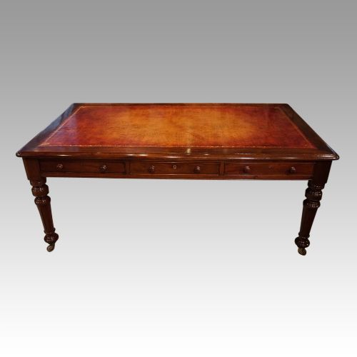 Victorian Mahogany Partners Writing Table