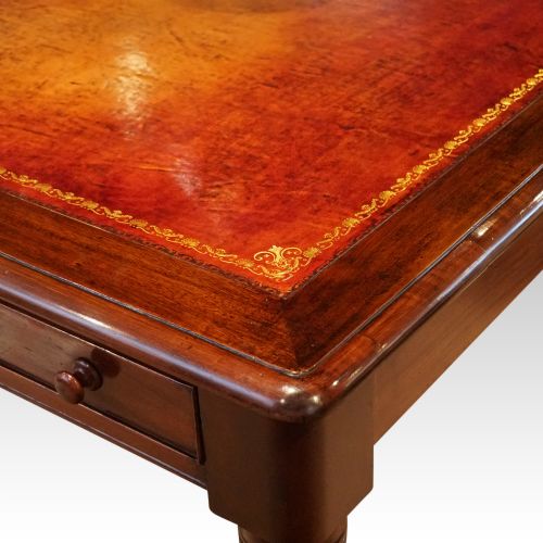 fig 1. Victorian mahogany partners writing table