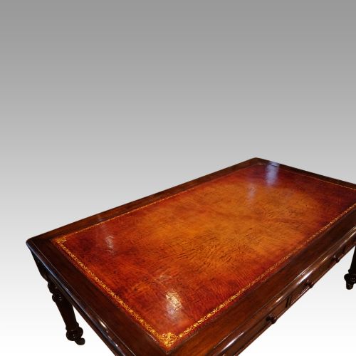 fig 2. Victorian mahogany partners writing table