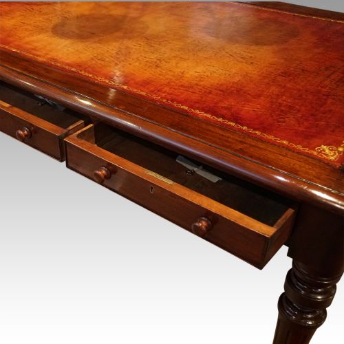 fig 3. Victorian mahogany partners writing table