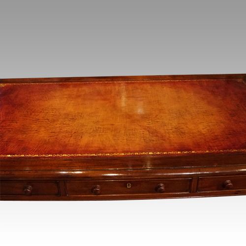 fig 4. Victorian mahogany partners writing table
