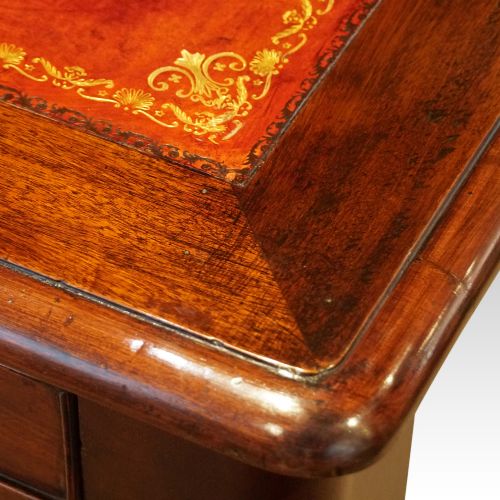 fig 6. Victorian mahogany partners writing table