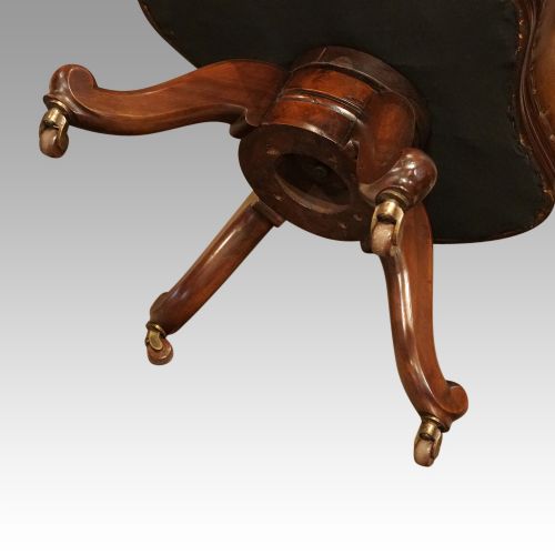 fig 5. Victorian leather revolving desk chair