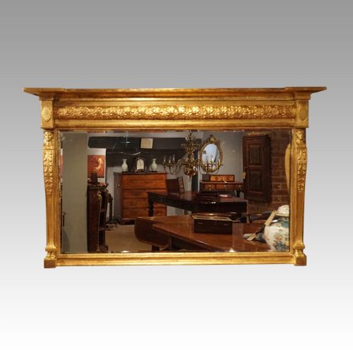 Regency Gilt Egyptian Revival Mirror