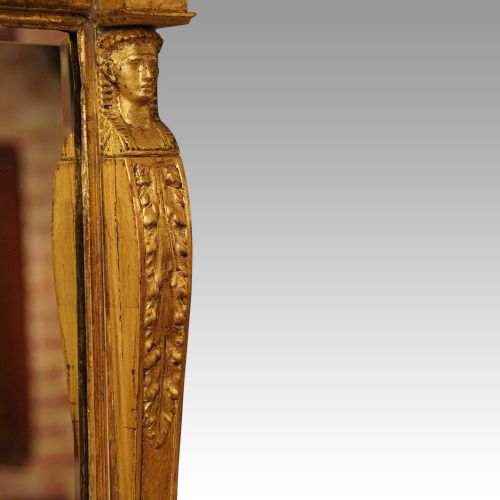 fig 2. Regency gilt Egyptian revival mirror