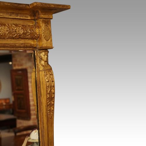 fig 3. Regency gilt Egyptian revival mirror
