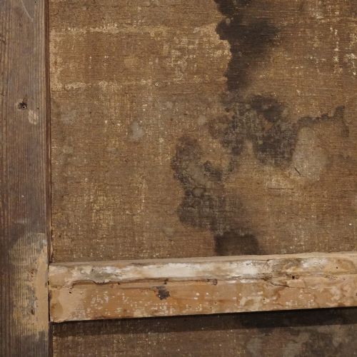 fig 6. Pair Antique large painted wall panels