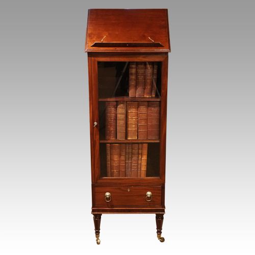 Regency Mahogany Library Cabinet