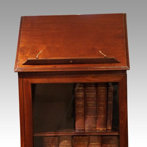 fig 1. Regency mahogany library cabinet
