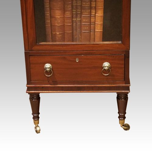 fig 4. Regency mahogany library cabinet