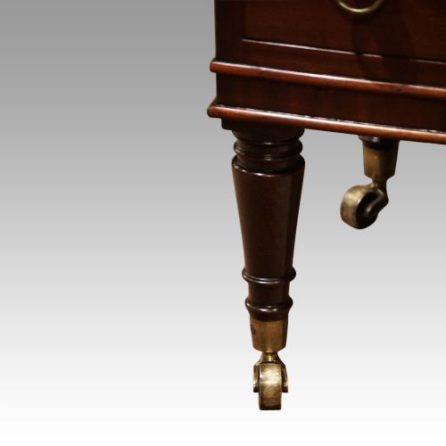 fig 6. Regency mahogany library cabinet