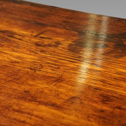 fig 3. Antique potboard oak dresser base
