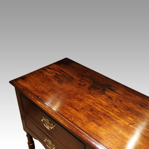 fig 7. Antique potboard oak dresser base