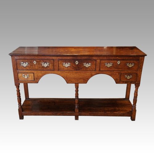 Antique Oak Potboard Dresser Base