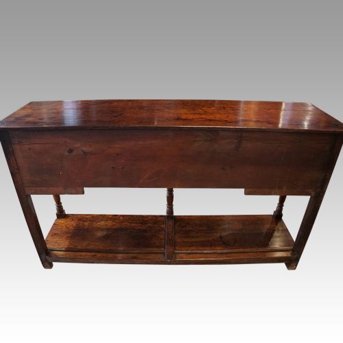 fig 3. Antique oak potboard dresser base