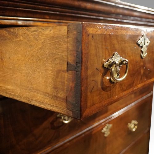 fig 6. George I walnut chest on stand
