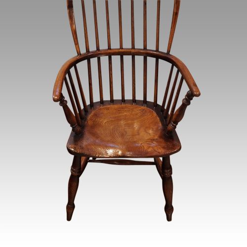 fig 2. Set of 4 Antique stick back armchairs