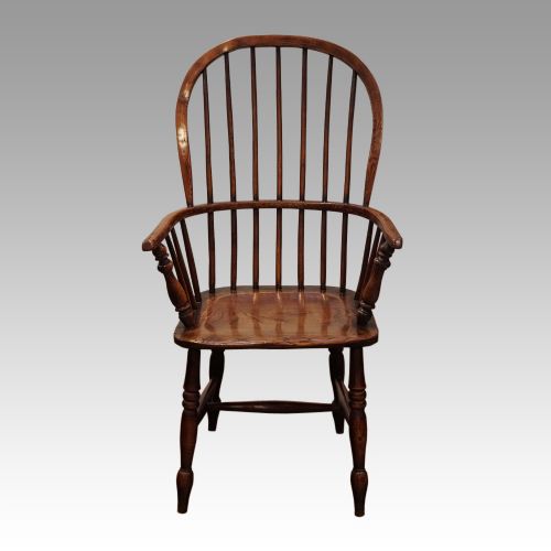 fig 3. Set of 4 Antique stick back armchairs