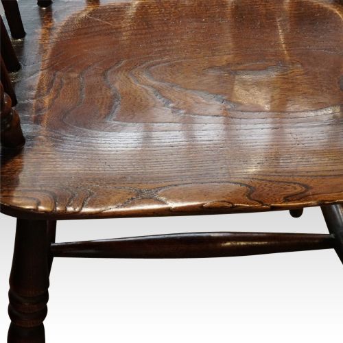 fig 4. Set of 4 Antique stick back armchairs