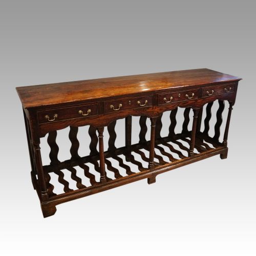fig 1. Antique oak Devon dairy dresser