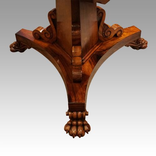 fig 1. William IV rosewood dining table