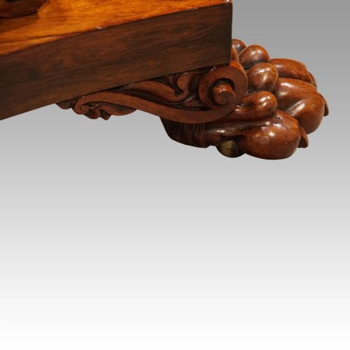 fig 4. William IV rosewood dining table
