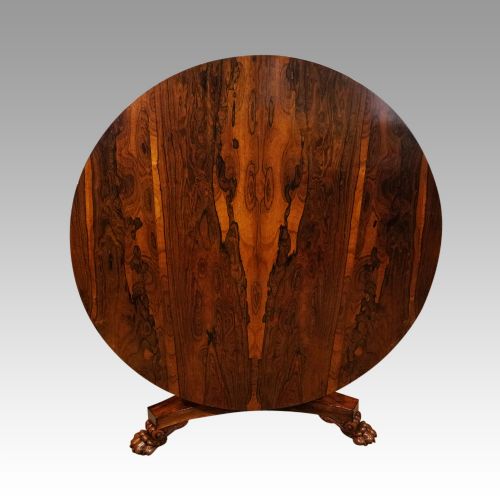 fig 7. William IV rosewood dining table