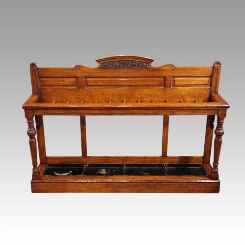 Victorian Oak Country House Stick Stand