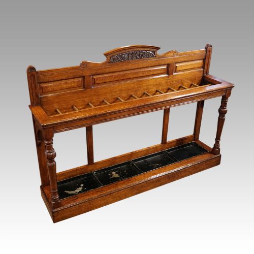 fig 1. Victorian oak country house stick stand