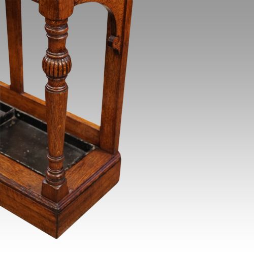 fig 2. Victorian oak country house stick stand