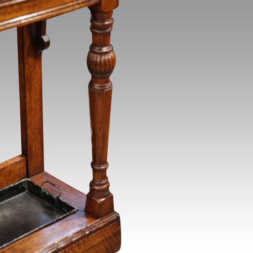 fig 3. Victorian oak country house stick stand