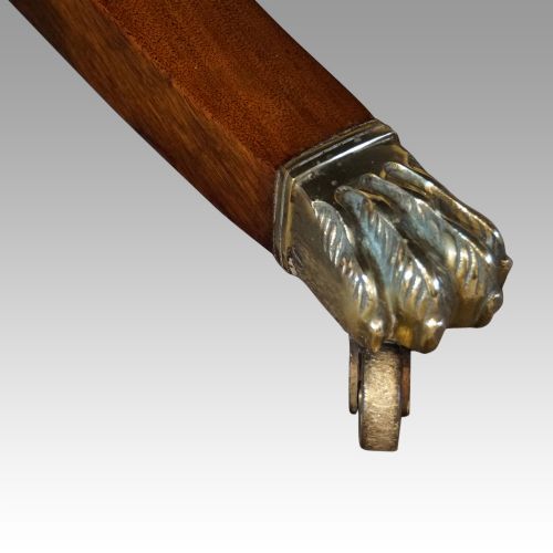 fig 7. George V mahogany 3 pillar dining table