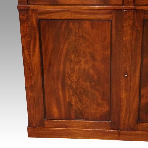 fig 1. Georgian mahogany linen press 