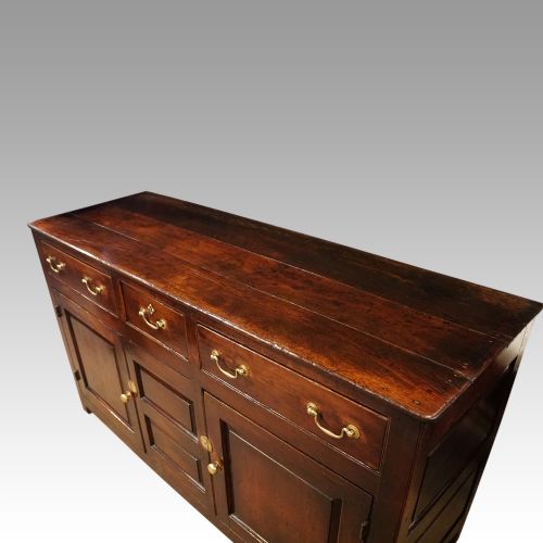 fig 1. Antique oak dresser base
